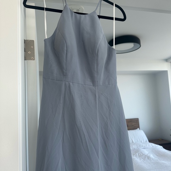 Jenny Yoo Kayla bridesmaid dress in Chambray, size 0 - Picture 2 of 5